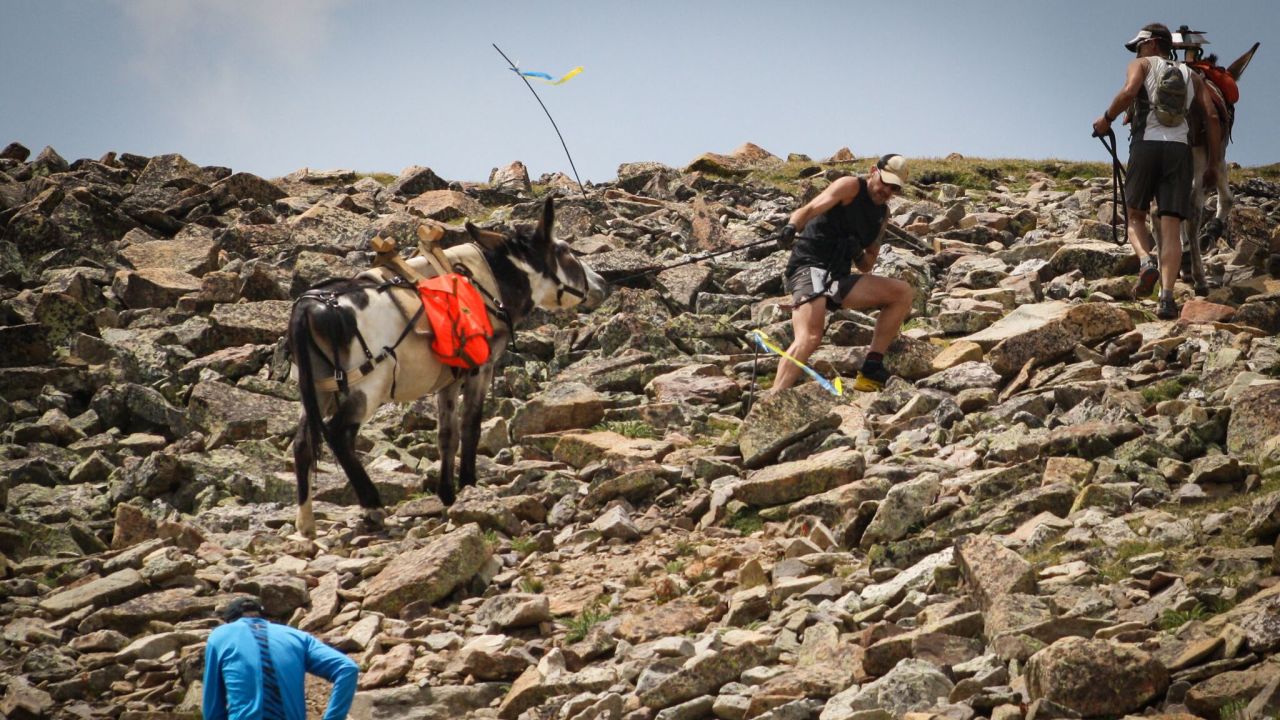 Racers need to train on long distances -- putting in the hours on trail runs and at high altitudes -- as the pack burro race is a challenging course.