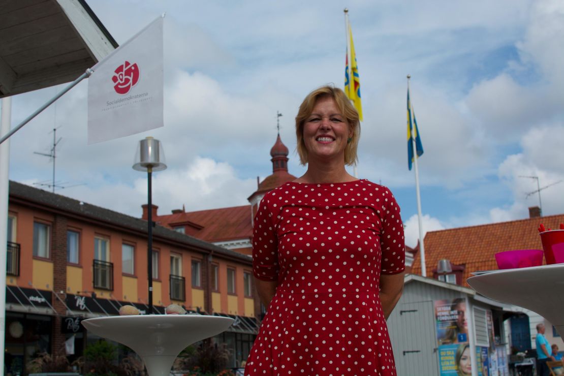 Helene Bjorklund, the mayor of Solvesborg and a Social Democrat, suggests that because Sweden has so few problems, migration receives most attention.