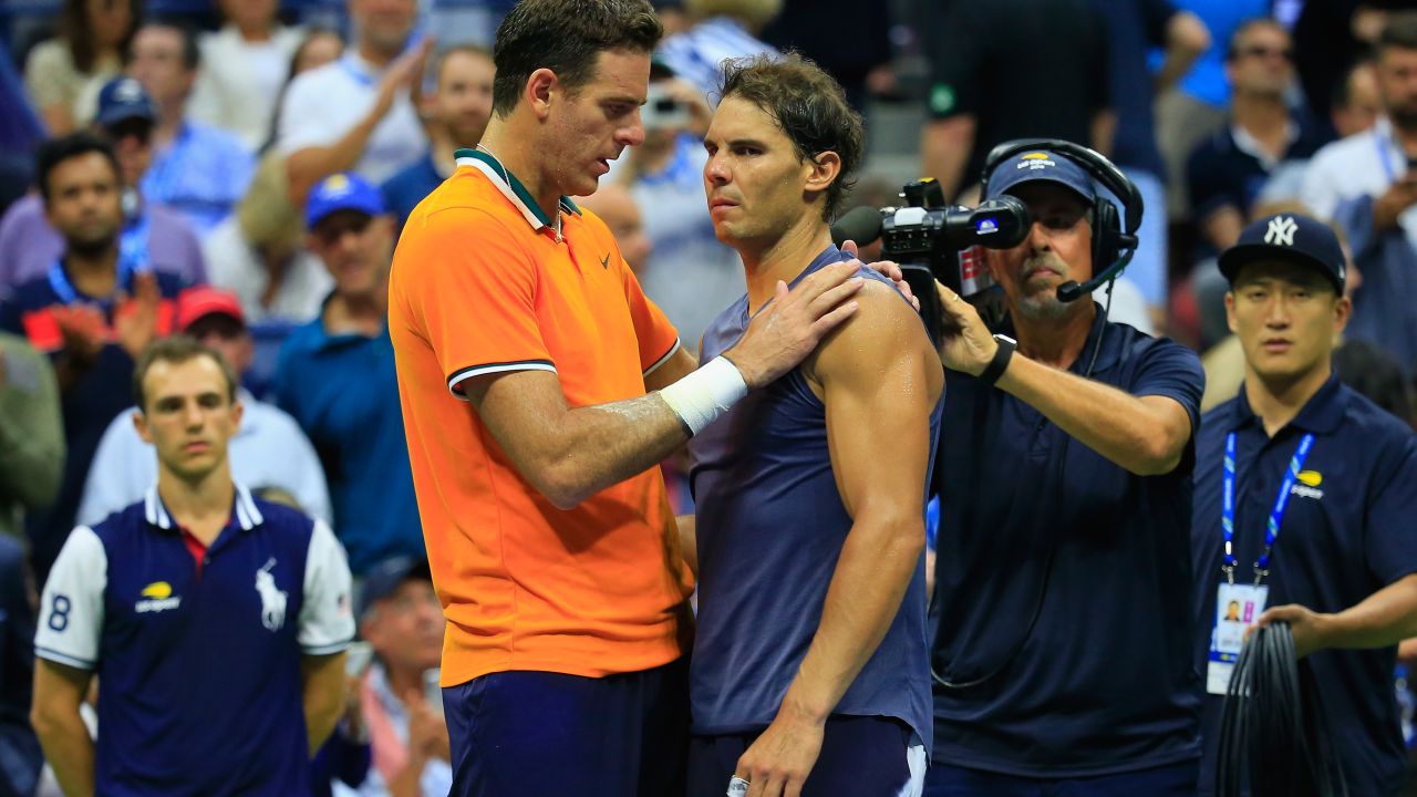 Rafael Nadal withdrew in the US Open semifinal against Juan Martin Del Potro in September.