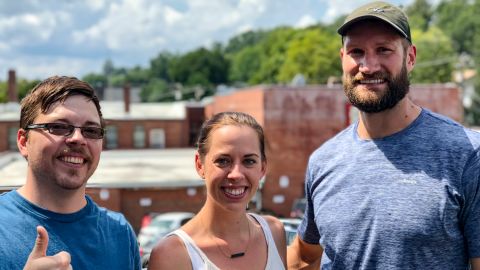 From left: Montgomery Fortenberry, Monica Fortenberry and Colby Wollack