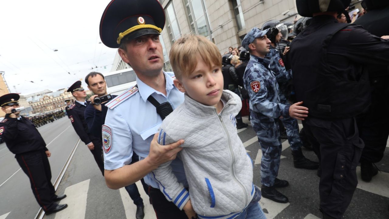Russian independent monitoring group OVD-Info said Sunday that police had detained at least 839 people in nationwide protests against a proposed government pension overhaul Sunday, with the largest number of detentions in Russia's second city of St. Petersburg.