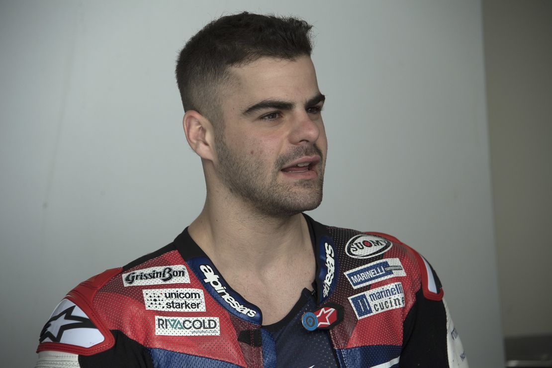  Romano Fenati has been banned for two races after pressing opponent's front-brake.