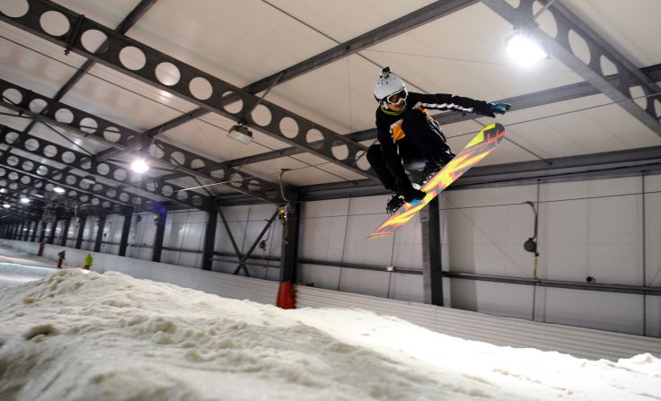 The Amneville Snowhall, in France, opened in 2005, and has hosted to the French and European indoor ski championships. In 2016, its sub-zero temperatures became a place to cool down -- even for non-skiers -- during an August heatwave.