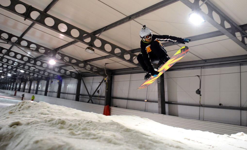 The Amneville Snowhall, in France, opened in 2005, and has hosted to the French and European indoor ski championships. In 2016, its sub-zero temperatures became a place to cool down -- even for non-skiers -- during an August heatwave.