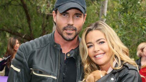 Aaron Phypers and Denise Richards attend a May fundraiser in Malibu, California. 