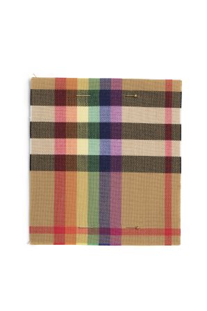 The Burberry check meets the LGBTQ+ rainbow flag in this reimagined classic by Christopher Bailey.
