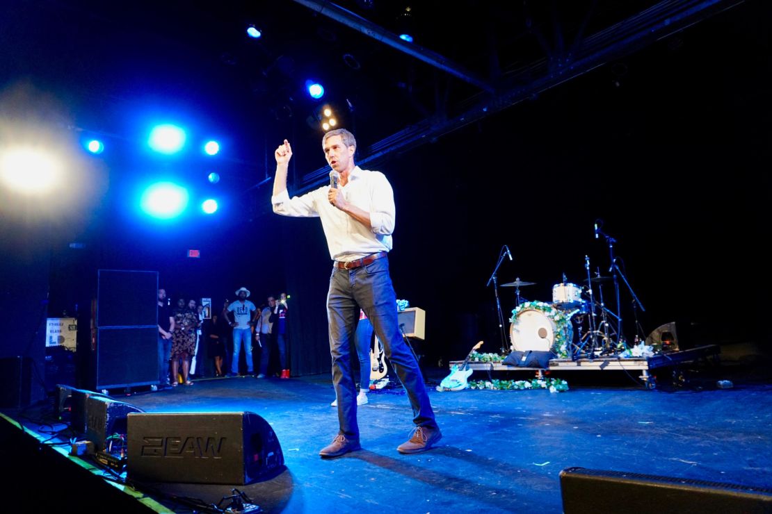 Once in a punk rock band, O'Rourke is back on stage with a different message.
