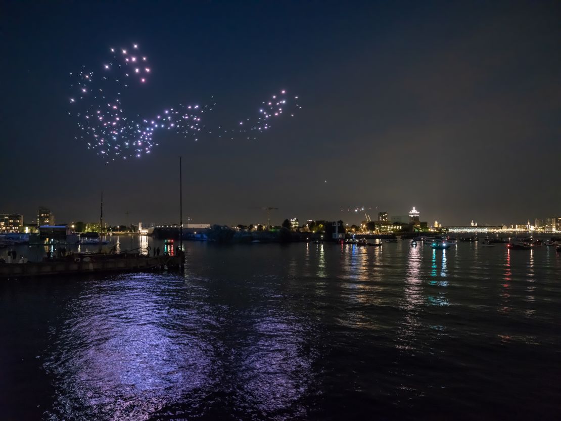 "Franchise Freedom" over Amsterdam in August 2018.