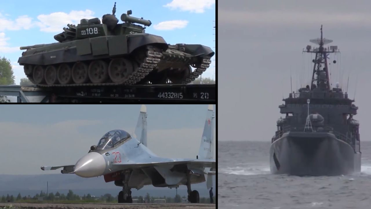 russia war games split