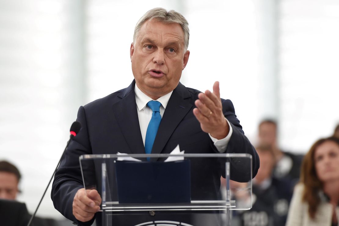 Soros' support for refugees fleeing Africa and the Middle East in recent years has made him a frequent target for Orbán's (pictured) right-wing coalition.