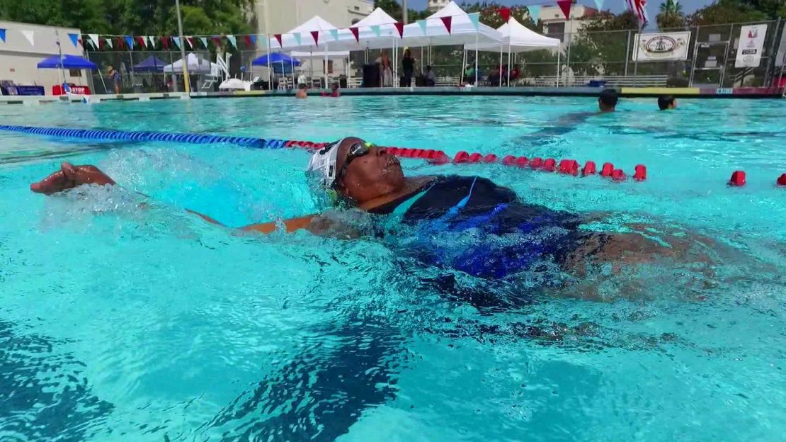 Vivian Stancil has won more than 200 awards for swimming in the National Senior Games program.