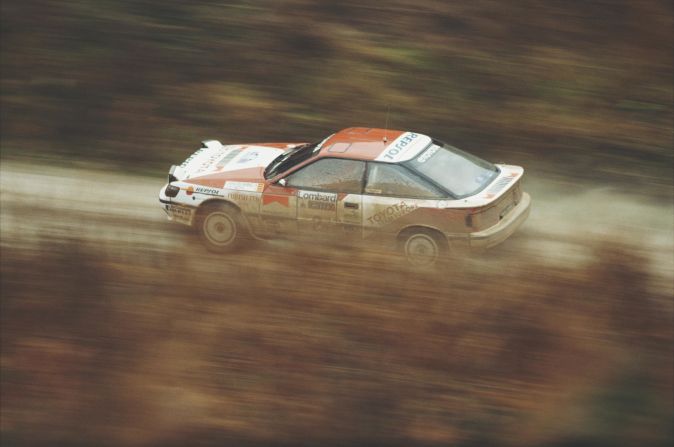 TOYOTA made its rally debut with the Celica in 1972 and three years later Hannu Mikkola clinched a first win with victory at the 1000 Lakes Rally in a Corolla. Juha Kankunnen also had some success but Carlos Sainz (pictured) was the real catalyst, winning the World Rally Championship drivers' title in the Celica GT-Four in 1990. He added TOYOTA's second title two years later in the Celica Turbo 4WD. <br />