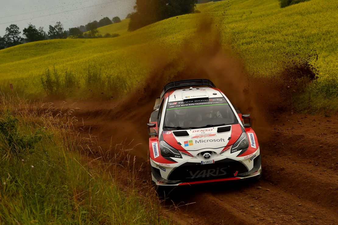 The Finnish pair race for TOYOTA in Poland 