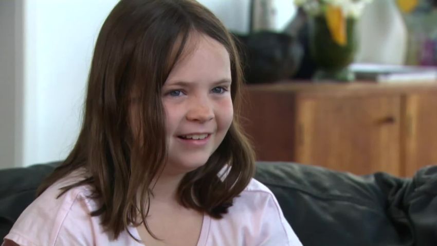 Nine-year-old Harper Nielsen refused to stand during the Australian national anthem to protest rights for the Indigenous population.