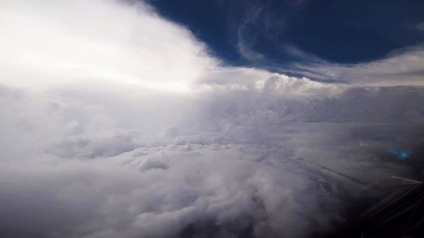 air force plane hurricane florence eye
