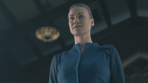 Yvonne Strahovski in "the Handmaid's Tale"