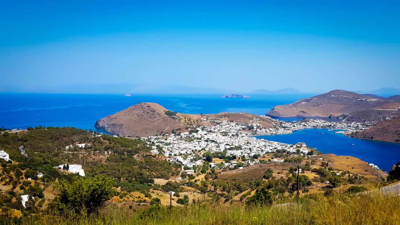 <strong>'Sacred' island: </strong>Positioned in the north of Greece's Dodecanese island group, Patmos is a major Christian pilgrimage site.