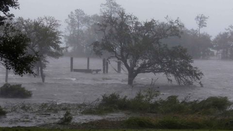 Swansboro, North Carolina, was walloped by Hurricane Florence on Friday.
