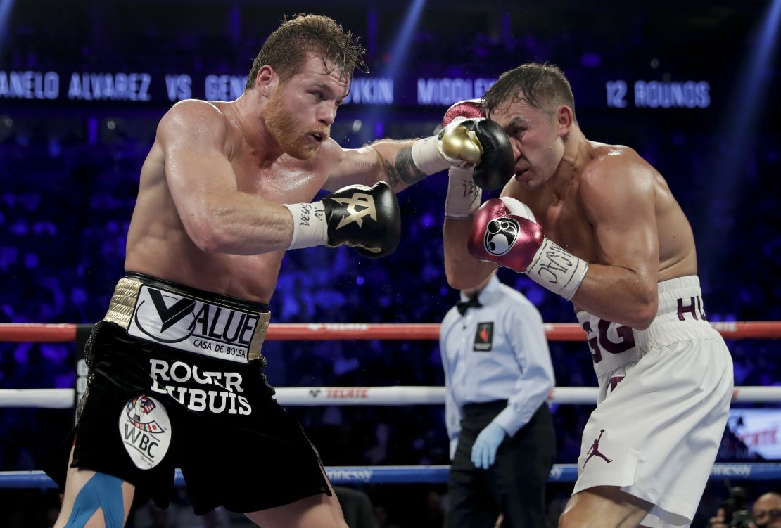 Canelo Alvarez and Gennady Golovkin traded punches for twelve rounds on Saturday.