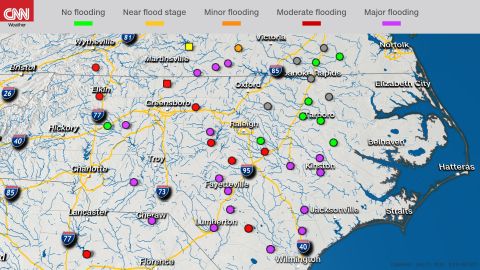 weather Carolina flood river gauge 09172018