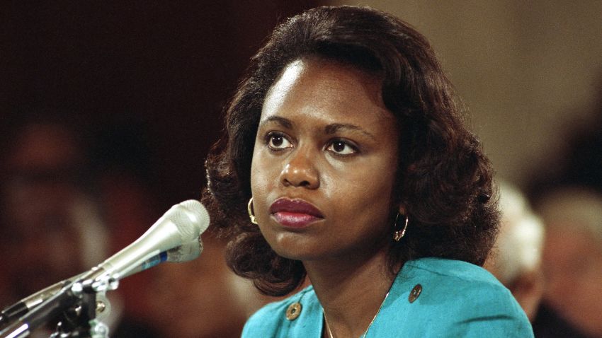 Anita Hill, University of Oklahoma Law Professor, who testified, that she was sexually harassed by Clarence Thomas.