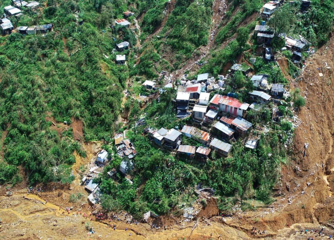 Dozens of people from the mining town of Itogon are missing, believed buried by a landslide.