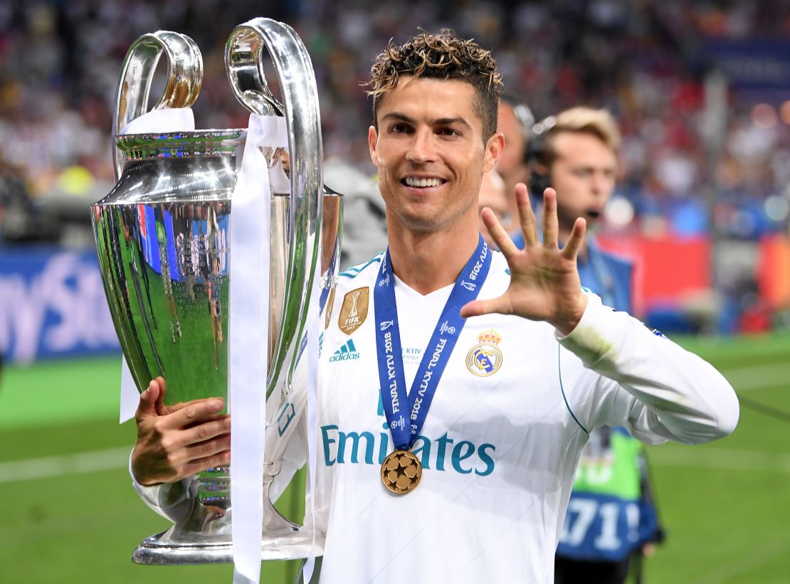 Cristiano Ronaldo is looking to add to his tally of five Champions League titles.