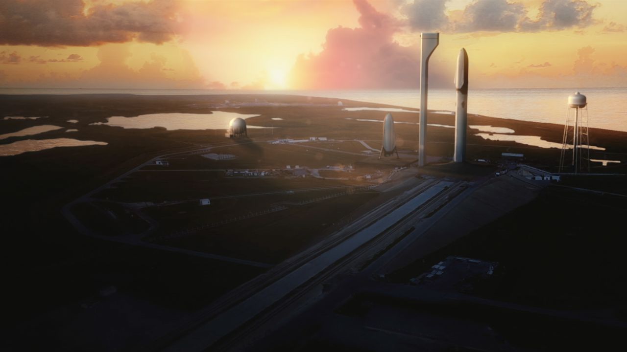 Musk's vision for BFR also included plans to eventually establish a lunar base, which he dubbed "Moon Base Alpha."