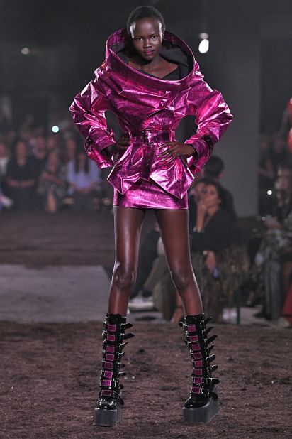 Gareth Pugh staged a tribute to stylist Judy Blame, who died in February. 