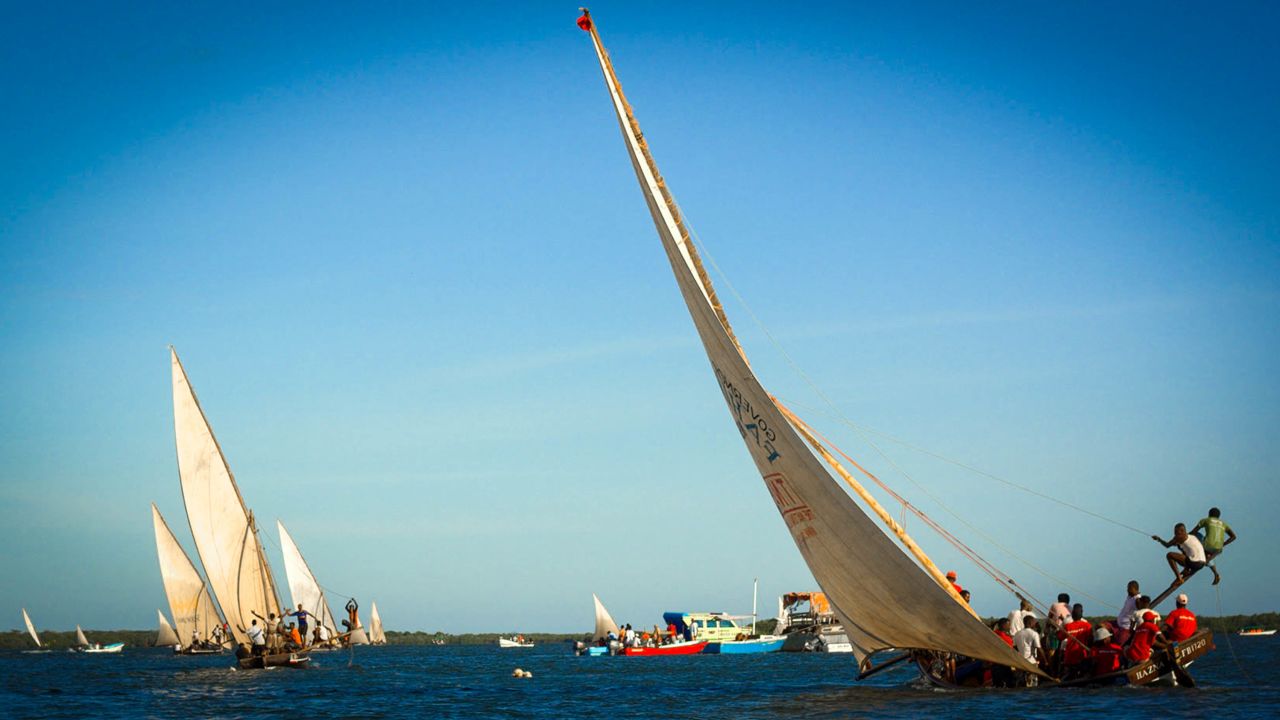 Lamu is one of the last outposts of traditional Dhows.
