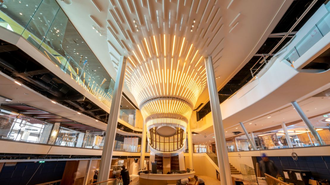The Grand Plaza with its showstopping chandelier.