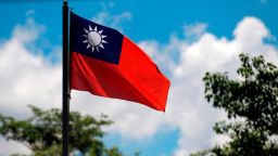 View of the Taiwan flag at the Embassy of Taiwan in San Salvador on August 21, 2018. - China and El Salvador established diplomatic relations Tuesday as the Central American nation ditched Taiwan in yet another victory for Beijing in its campaign to isolate the island. (Photo by MARVIN RECINOS / AFP)        (Photo credit should read MARVIN RECINOS/AFP/Getty Images)