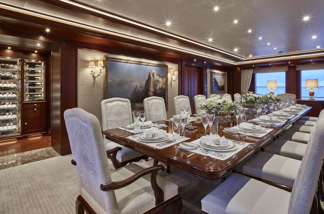 Everything you see and touch onboard a Winch Design superyacht is entirely custom-made -- including the last piece of tableware and flower arrangement.