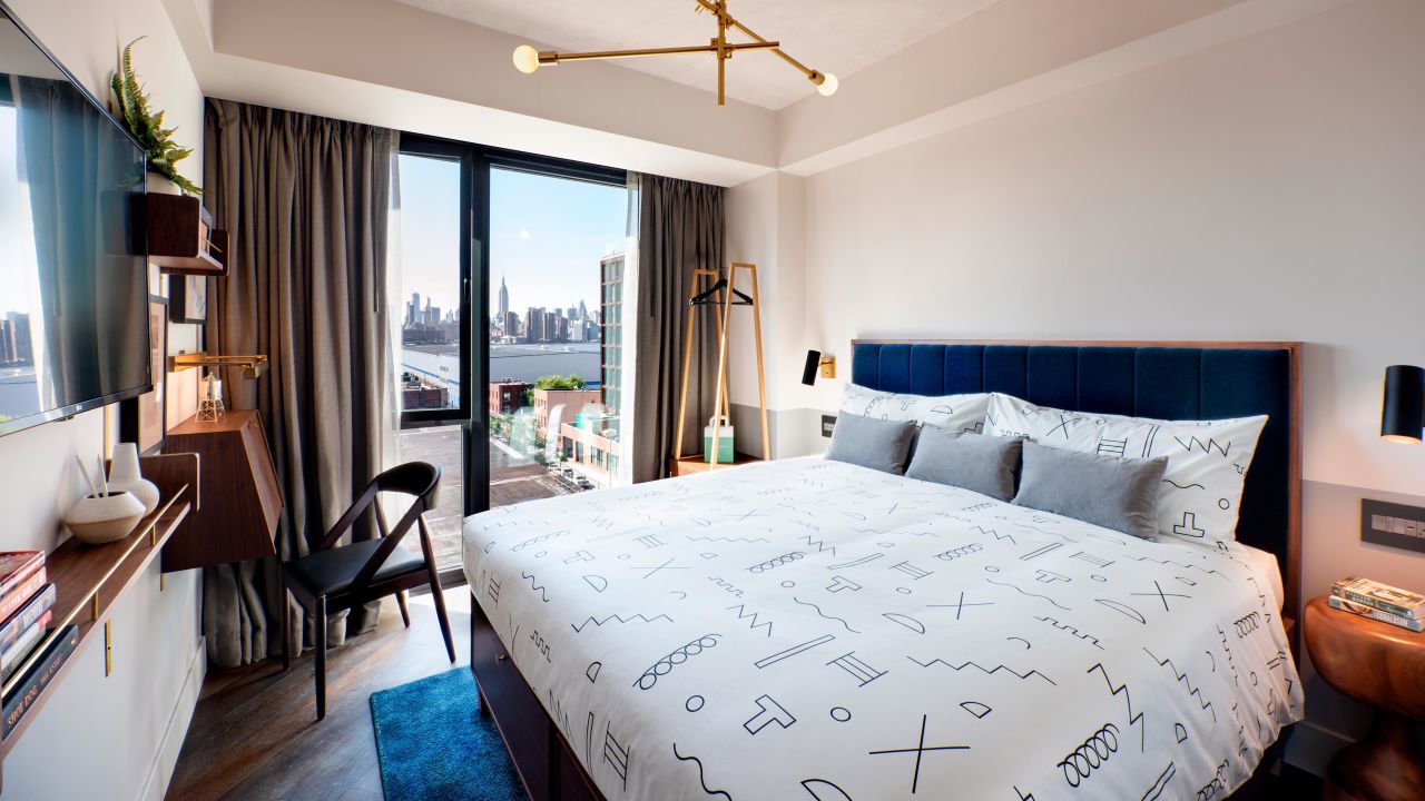 <strong>The Hoxton Williamsburg: </strong>The property features 175 bedrooms spread across three categories: Cosy, Cosy with a View and Roomy. 