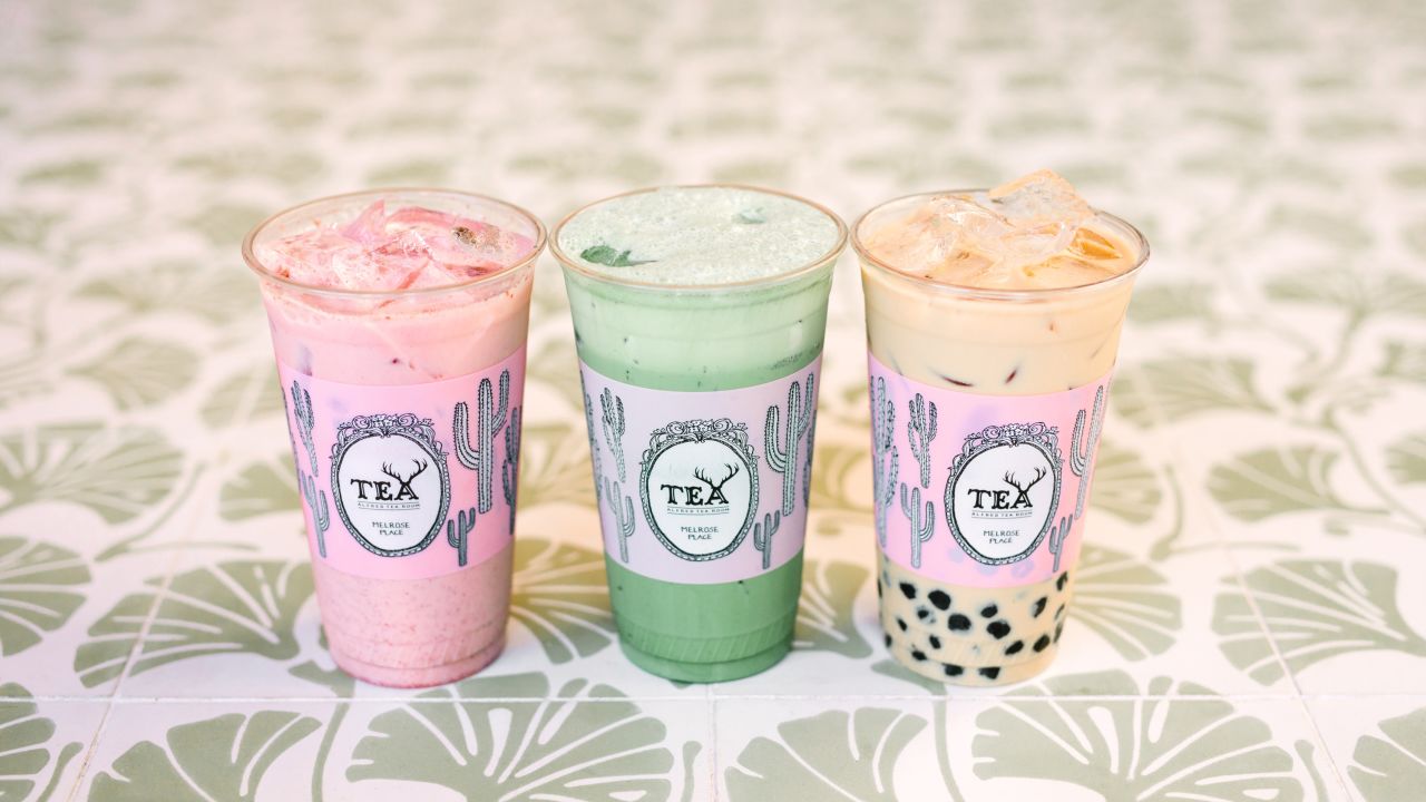 The drinks are colorful and pretty, but Alfred Tea prides itself on using quality ingredients and teas as well.