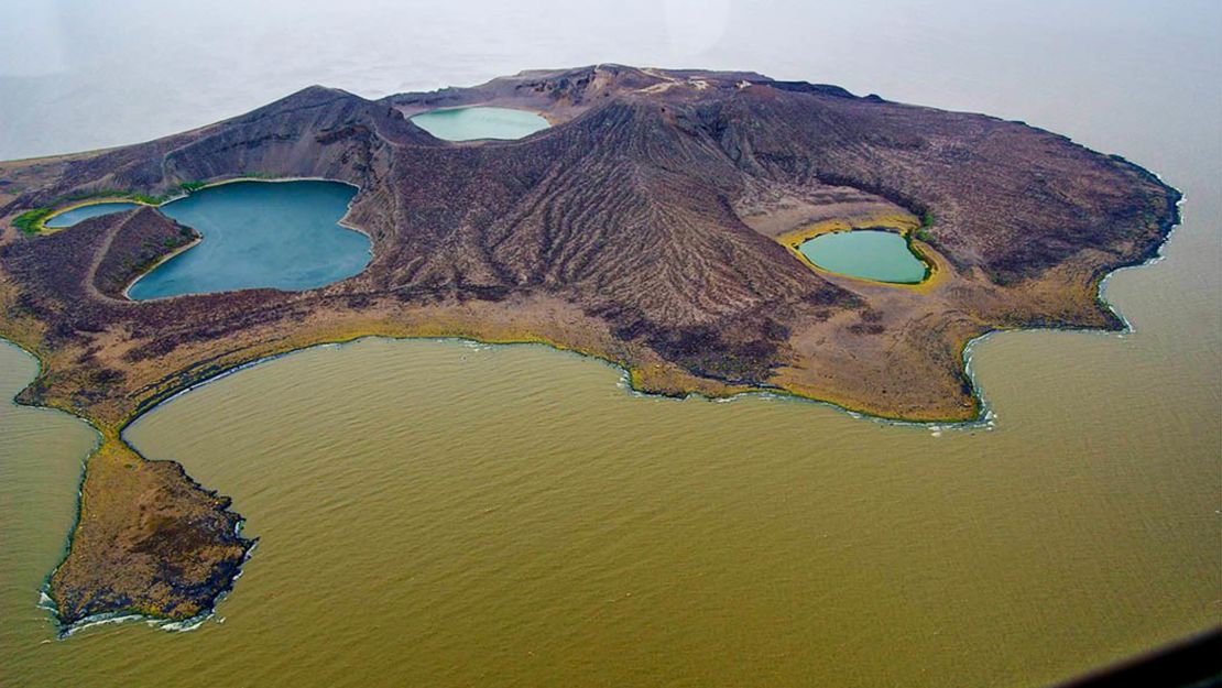 Central Island National Park: Volcanoes and crocodiles.