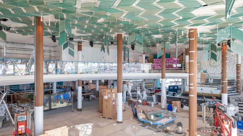 <strong>Under construction:</strong> CNN Travel visited the new ship under construction at the Chantiers de l'Atlantique shipyard in France.  