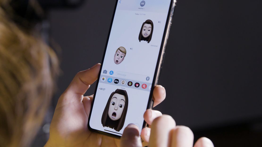 The Memoji feature lets you customize animated emoji cartoons to look like you.