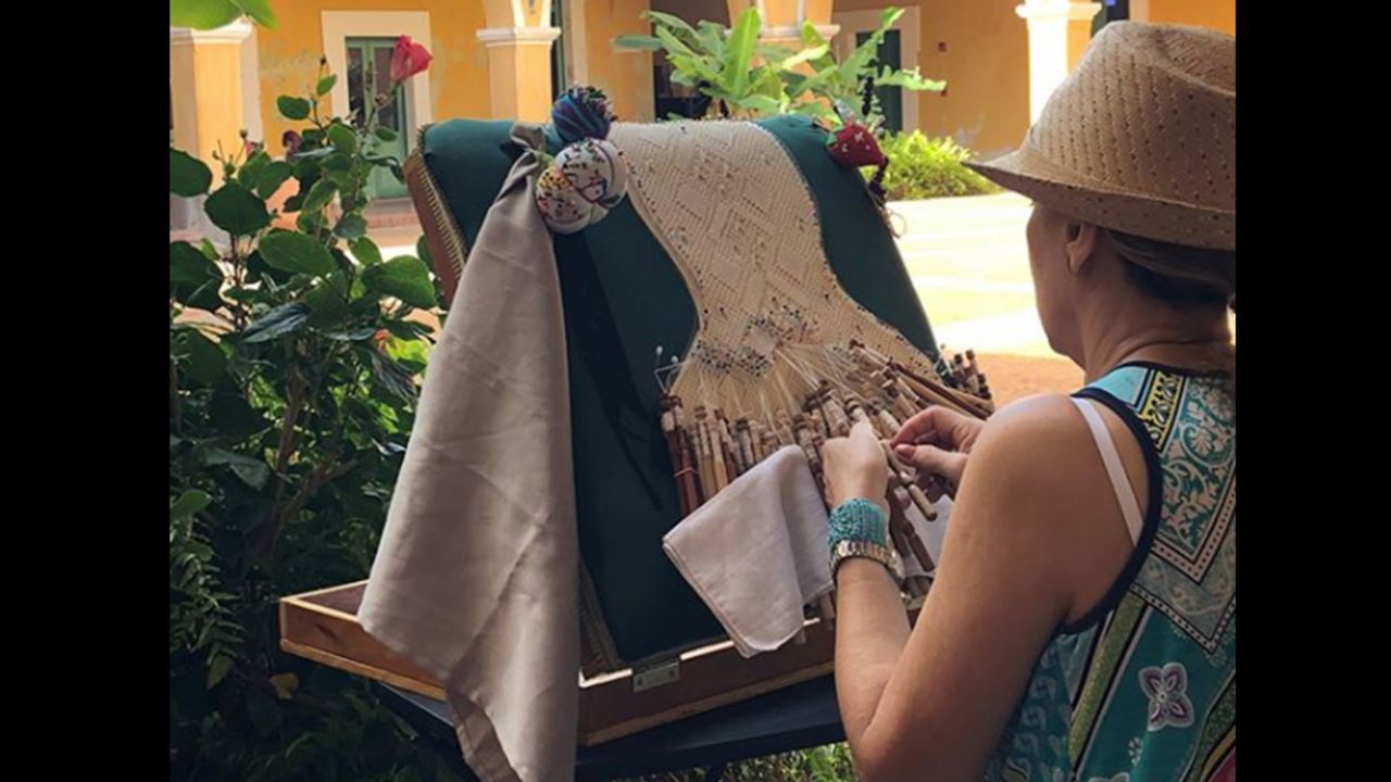 Puerto Rican seamstresses are known for their detailed craftsmanship, such as the "mundillo," a handmade bobbin lace honored on the island.   