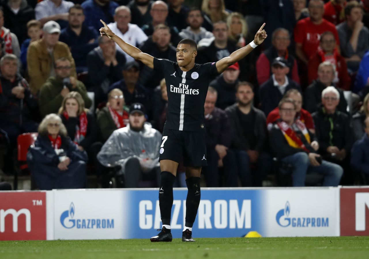 The French side looked as though they had pegged Liverpool back in the closing minutes. Star teenager Kylian Mbappe converted an 85th minute equalizer to temporarily hush the Anfield crowd. 