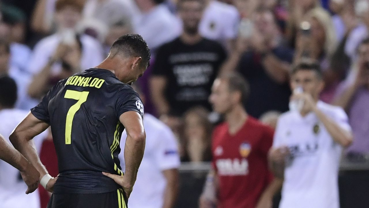 Ronaldo was sent off after a clash with Valencia's Jeison Murillo and is set to miss Juve's next three games in the competition.