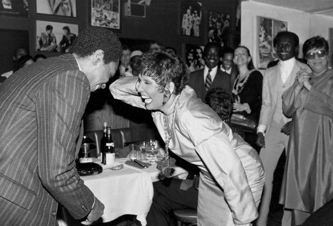 Entertainer Lena Horne dances with Mitchell at a New York restaurant as she was honored by the Dance Theatre of Harlem in 1982.