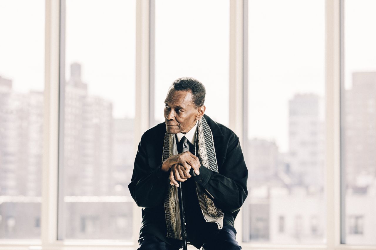 Mitchell poses for a portrait in December 2017, at the Lenfest Center for the Arts in New York.