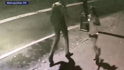 This still image taken from surveillance footage shows Wendy Martinez running the night of her death.