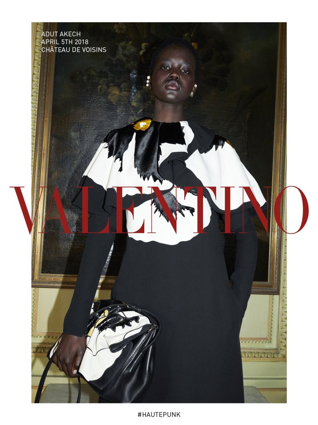 Adut Akech was one of the star's of Valentino's Autumn-Winter 2018 campaign.