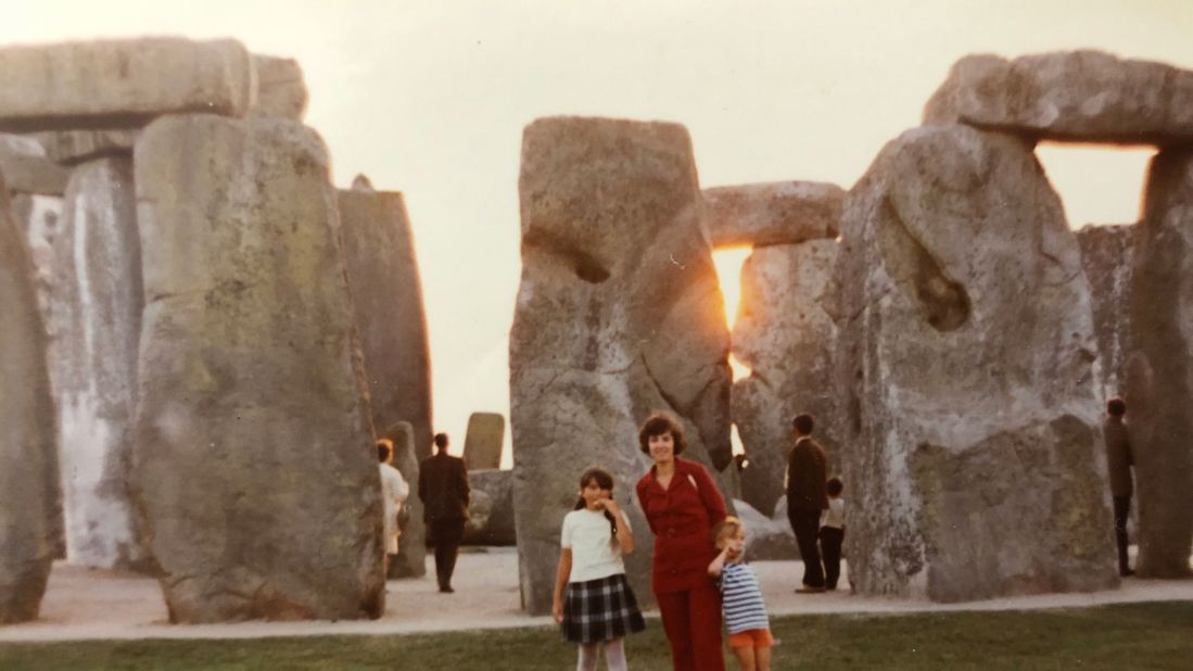 <strong>National icon</strong>: It's a prehistoric monument that's become a national icon in the UK. Now Stonehenge is marking 100 years of being owned by the British public by harking back to nostalgic photographs of visits to the site in days gone by. <em>Pictured: Helena Myska's family at Stonehenge in 1971. </em>