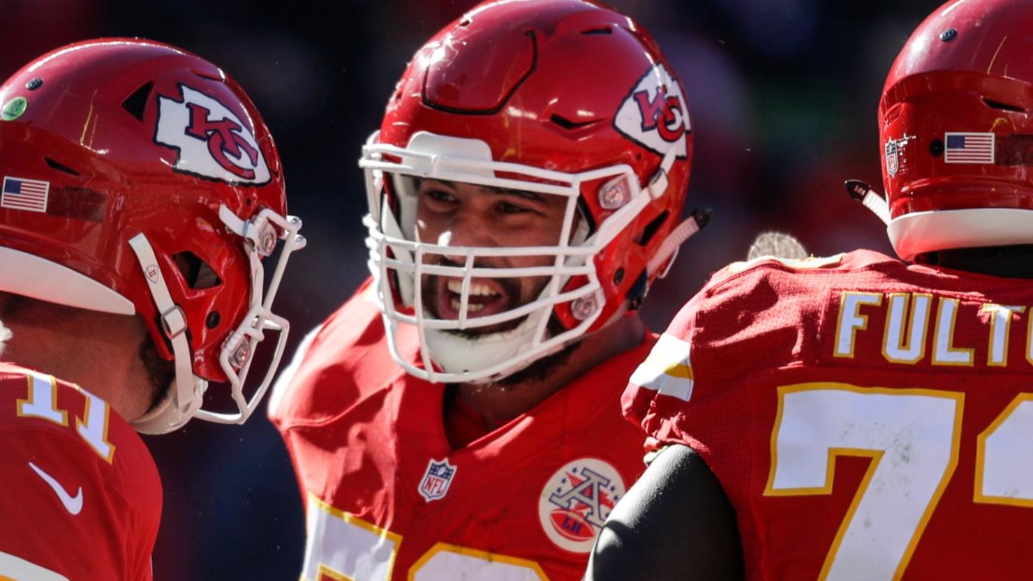Kansas City's smiling right guard Laurent Duvernay-Tardif is a key part of the Chiefs' fast start, and the first medical doctor to play in the NFL.