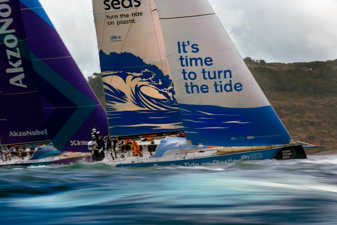 Photographer Eugenia Bakunova captures the speed of the Volvo Ocean Race.