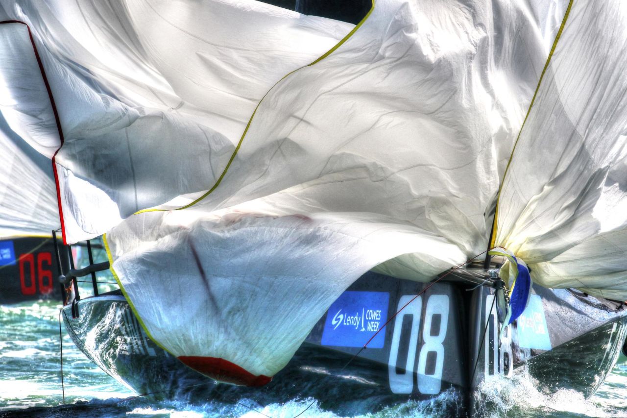 Ingrid Abery captures the texture of a billowing sail in this arty shot taken during Cowes Week in the UK.