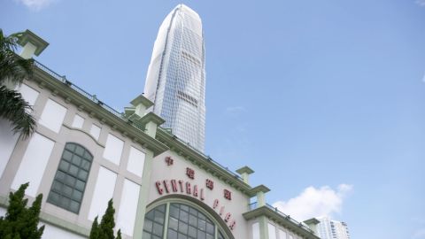 The current Star Ferry pier is located 1.6 kilometers away from its original location.